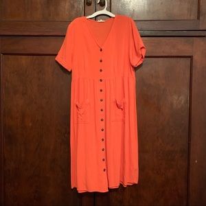 Roolee pink/orange dress